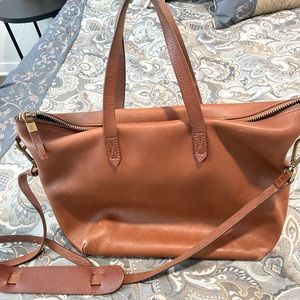 Madewell zipper transport tote